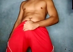 Hands free ejaculation, eats cum, big cock masturbate