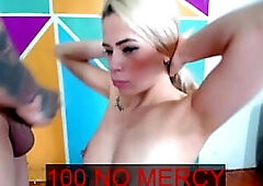 Adorable blonde gives great deep blowjobs