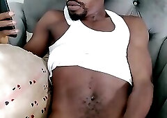 Fucking my big hairy dick without condom