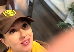 Catandthebat Hot Delivery Girl Blowjob And Facial Onlyfans