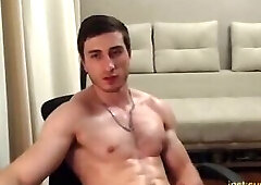 Hot Russian Stud Drops a Thick Load