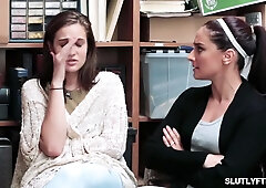 Lp officer pounding the shoplyfters snatch doggie-style from behind!