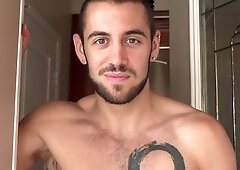 Str8 To Gay - Muscled Dante Colle throat fuck scene