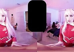 It's Time For Alex Harper As Zero Two To Take Matters Between Her Legs