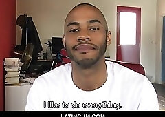 Black Latino With Muscles Sucks And Fucks Two Straight Truck Drivers