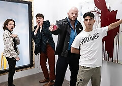 Prentitious art, sweaty anal - River North and Alfonso Osnaya