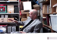 Mall Officer Fucks A teen 18+ Shoplifter