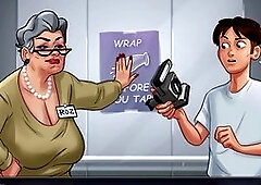 Hot Chinese girl explores summer adventures in Summertime Saga