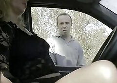 This babe Breaks up with Her Boyfriend, Then Hooks up with a Stranger in a Car.