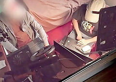 Seducing Straight Roommate's Big Cock