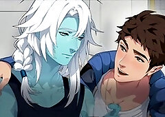 Rectal, first-timer, gay cum