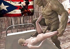 FO4 The Golden-haired Babe and the Green Monster