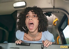 Faux taxi her natural boobs are in utter sway as the taxi driver bangs her sweet cunny hard and rapid