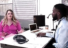 Overweight Shoplifter Rose Lareine Gets Caught and Banged JM1337