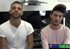Horny Australians Xavier And Lewis Please Each Others Cocks
