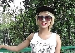 Hot cock sucking party with a teen tranny Melzinha Bonekin