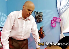 Two Hot Chicks With Sex Toys And Lace Underwear Get Spanked By A Handsome Stud - Toys