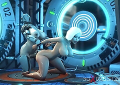 Fuck-A-Thon cyborg futa gederation 7. Supah tear up system in the sci-fi lab