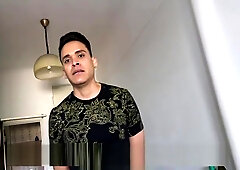 LatinLeche - Nervous Latino Sucks a Cameraman For Money