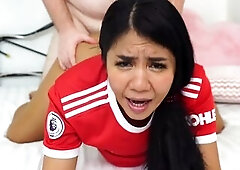 Banging an Oriental Football Fan