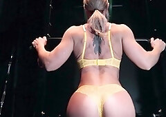 Huge White Blonde ASS babe