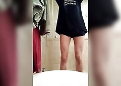 Tranny Undressing ~~