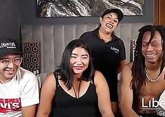 Large-assed hotwife banged by a ebony chap with a biggest ramrod