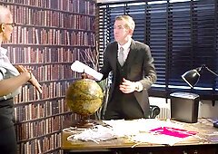 Big Tits at Work: Rebecca Moore in POV fantasy cumshot