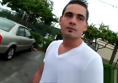 Straight guy visits a gay sauna with friends