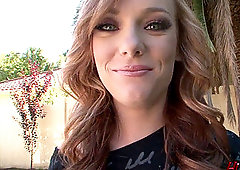 Dani takes the whitezilla weenie for a rail!