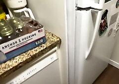 Serena Santos the Cuban seductress teases from the cupboard to the bedroom