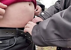 Hand-job, milf handjob, abspritzen german
