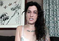 Pale amateur teen brunette Lynn Love