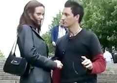 Redhead trailer with marvelous sweetheart from German Pickups