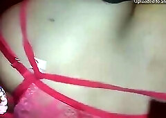 Thick ebony ts with a bick cock drilling a sissy hard & making him moan