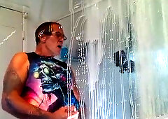 So much man juice on my shower mirror