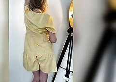 Annabel’s yellow summer costume