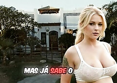 Preggo Floozy Sucks Off Gardener and Swallows It All