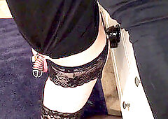 Fuck stick, pantyhose