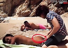 That guy Oiled Me Up on the Beach... Then His Ally Came to See