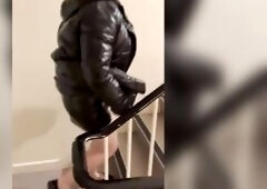 Amateur mother i'd like to fuck large boobs Ebony PVC costume ebony boots flashing public outside outdoors boots giant melons cunt