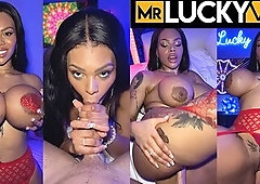 Busty Halle Hayes Delivers Sensual Titjob Before Hot Plowing