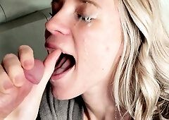 Autumn Bliss Blonde Blowjob And Facial