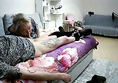 mother-in-law does a unfathomable oral-sex to get a portion of hawt cum in her throat