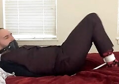 Fightplace, muzzle gag bondage, gagged suit