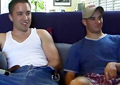 Curious Straight Boy Gay 3some