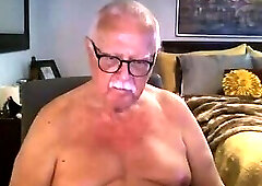 grandpa stroke on webcam