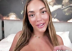 All Natural Large Titties Domina Alanna Pow lets me use her taut cunt