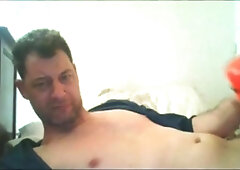 Eyeing pornography and masturbating off with my fap plaything...plus pop-shot!