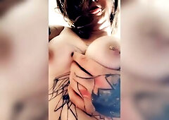 Titty play on top pov